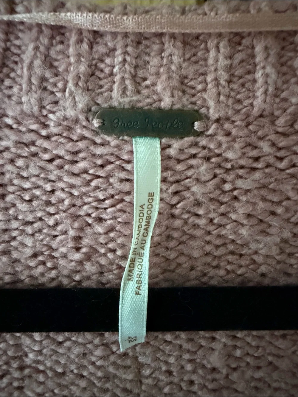 Free People Oversized Sweater in Dusty Mauve